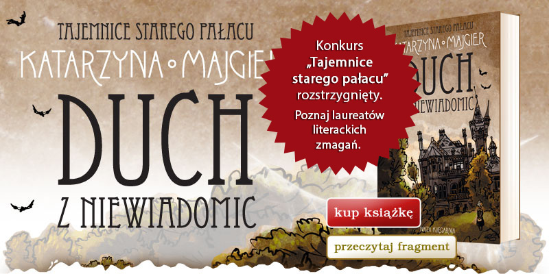 Tajemnice starego pałacu. Duch z Niewiadomic. Katarzyna Majgier. Wydawnictwo Nasza Księgarnia